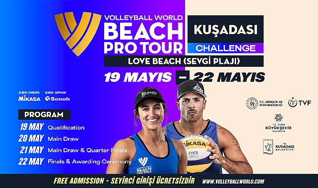 Dünyanın Gözü 'Beach Pro Tour Kuşadası Challenge'da Olacak