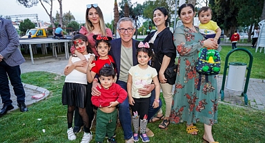 Gaziemir'de Çocuklar Doyasıya Eğlendi