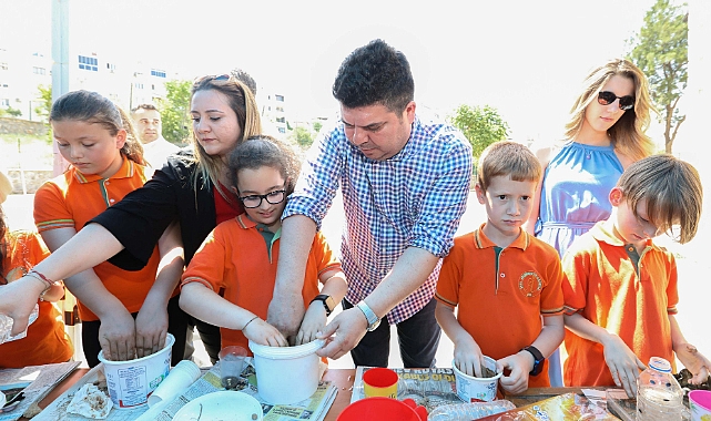 Bucalı miniklerin Tohum Ekme Heyecanı