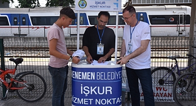 Menemen'de İŞKUR Hizmet Noktası Çalışıyor