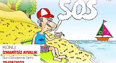 Ayvalık'ta “İzmaritsiz Ayvalık” Karikatür Yarışması