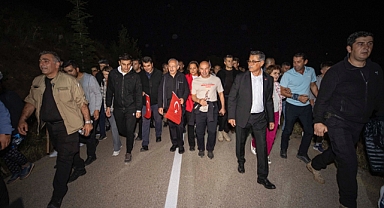 Kocatepe Zafer Yürüyüşü’nde Büyük Coşku