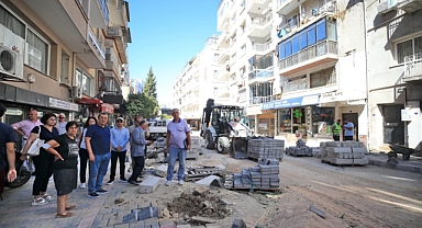 Başkan Abdül Batur’dan Sokak Yenileme Çalışmalarına Yerinde İnceleme