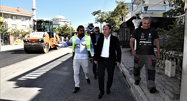 Bornova Tam Gaz Asfaltlanıyor