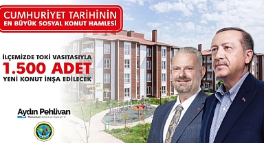 Menemen'e 1500 Konut Müjdesi
