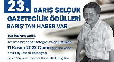 23. Barış Selçuk Gazetecilik Ödülleri’ne Başvurular Başladı