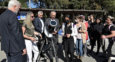 Bornova'da Güneş Tutulması Heyecanı