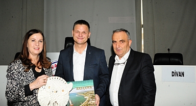 Balçova'ya Makedon Kardeş Belediyelerden Ziyaret