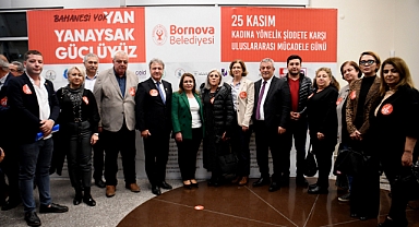 Bornova’dan “Kadına Şiddete Hayır”