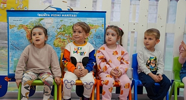 Bucalı miniklerin yeni yıl coşkusu