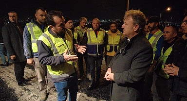 Başkan İduğ’dan işçilere baklava sürprizi
