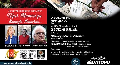 Karabağlar'da Uğur Mumcu özlemle anılacak