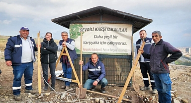 Karşıyaka'da yeşil seferberlik aralıksız sürüyor