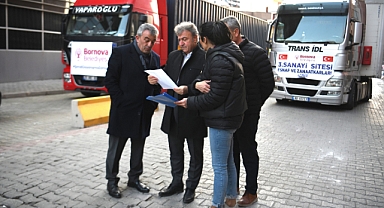 Bornova’dan kardeş kente dost eli