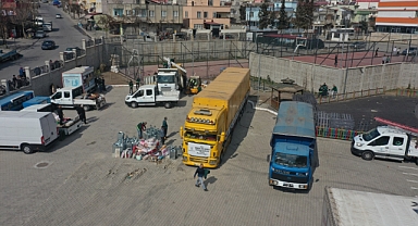 Konak Belediyesi Kahramanmaraş’ta 100 ailelik çadırkent kuruyor