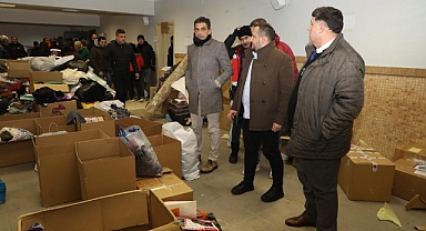Menderes Belediyesi depremzedelerin yanında
