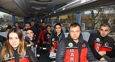 Menemen Belediyesi Arama Kurtarma Ekibi yola çıktı