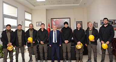 Torbalı Belediyesi deprem ekibi ilçeye döndü