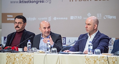 Başkan Tunç Soyer, İkinci Yüzyılın İktisat Kongresi programını basına tanıttı “Türkiye'nin geleceğine ışık tutacağız”