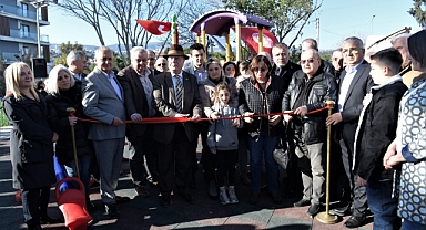 Bornova Murat Taşer Parkı açıldı