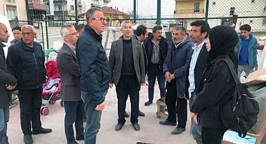 Gaziemir Belediye Başkanı Halil Arda Malatya’da depremzedeleri ziyaret etti