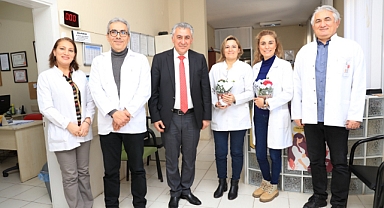 Güzelbahçe'de Sağlık Çalışanlarının Günü Kutlandı