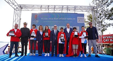 Ayvalık TYF Yelken Ligi 2. Ayak Optimist Yarışları’na ev sahipliği yapıyor