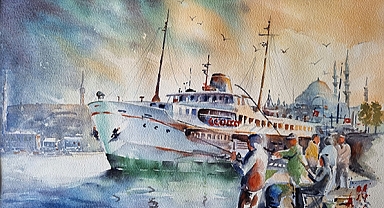 Işığı arayan ressam Aynur Akalın`dan İzmir Sergisi