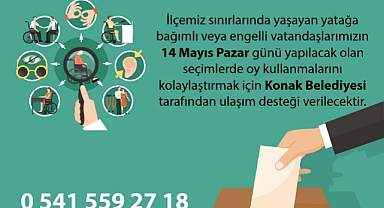 Konak’ta sandık yolunda engel yok