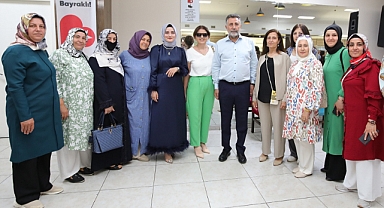 Bayraklılı kadınların sergisi göz kamaştırdı