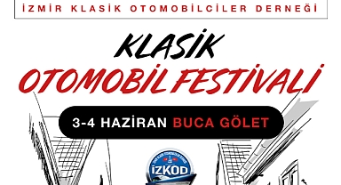 Buca'da Klasik Otomobil tutkunları buluşuyor