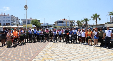 Güzelbahçe'de Temiz Çevre İçin Pedal Çevirdiler