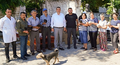 Seferihisar Belediyesi'nden 400 çiftçiye, 4 bin tavuk