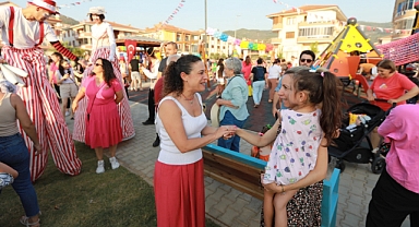 Efes Selçuk'ta çocuklar doyasıya eğlendi