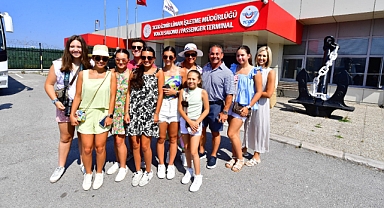 İzmir'e bu yılın 10’uncu kruvaziyer gemisi yanaştı