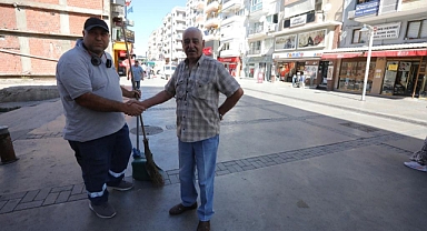 Bayraklı'da Belediye işçisinden örnek davranış
