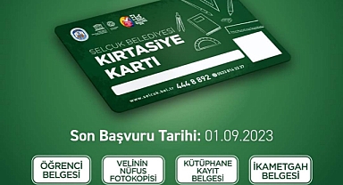 Efes Selçuk Belediyesi'nden “Kırtasiye Kartı”