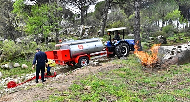 İzmir'de orman yangınlarıyla mücadelede büyük başarı