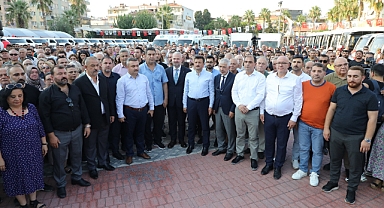 Menemen Belediyesi 100 yeni araç aldı