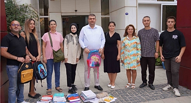 Seferihisar'da atıklarını getirdiler kırtasiye malzemesi aldılar