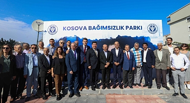 Buca’da Kosova Bağımsızlık Parkı’na görkemli açılış