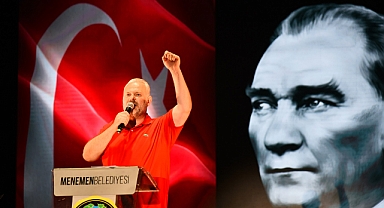 Menemen'de 100 bin bayrak seferberliği