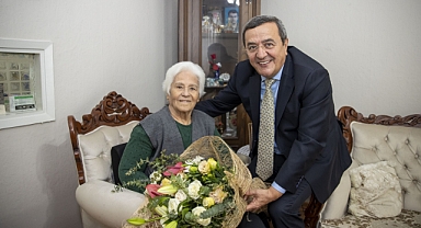 Başkan Batur 24 Kasım'da Yine Öğretmeninin Yanında