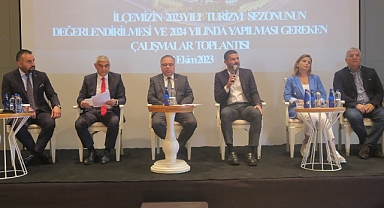 Foça’da turizm konusunda toplantı gerçekleştirildi