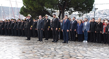 Foça’da Ulu Önder Mustafa Kemal Atatürk anıldı