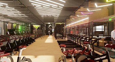 Menemen'e fitness center salonu