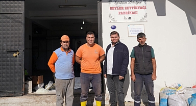 Seferihisar’da zeytin üreticisine büyük destek