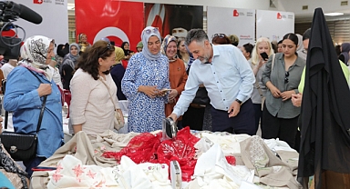 Bayraklılı üreten kadınlar el emeği ürünlerini görücüye çıkaracak