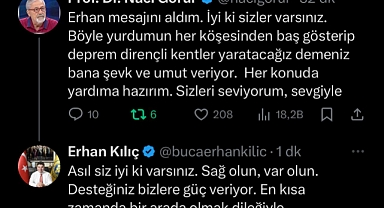 Prof. Görür’den Başkan Erhan Kılıç’a yanıt