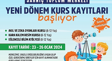 Gaziemir'de çocuk kurslarının kayıtları başladı
